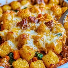 Easy Weeknight Tater Tot Casserole Recipe
