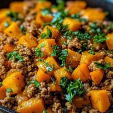 Ground Turkey Sweet Potato Skillet Recipe