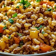 Dirty Rice with Ground Beef Recipe