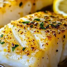Healthy Lemon Butter Baked Cod Recipe
