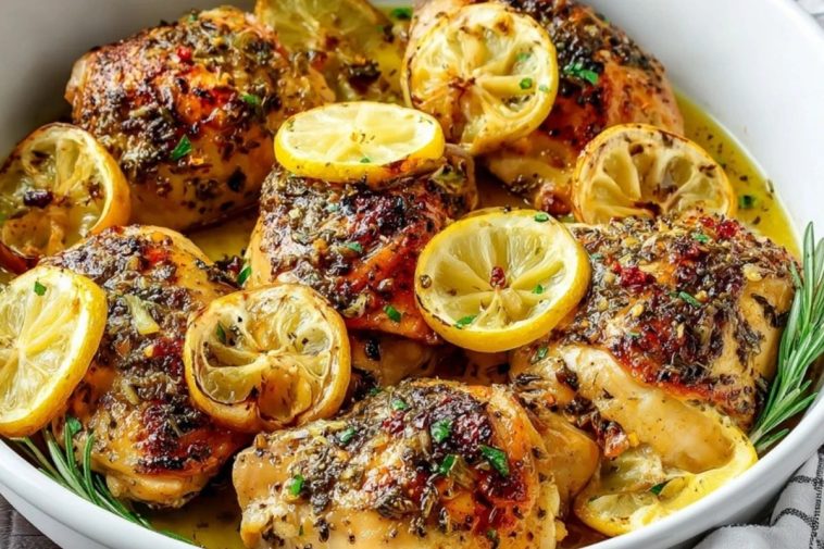 Baked Greek Lemon Chicken