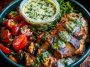 Chimichurri Grilled Chicken Bowl with Garlic Sauce