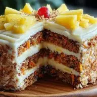 Hawaiian Carrot Pineapple Cake
