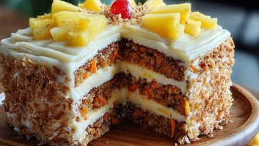 Hawaiian Carrot Pineapple Cake