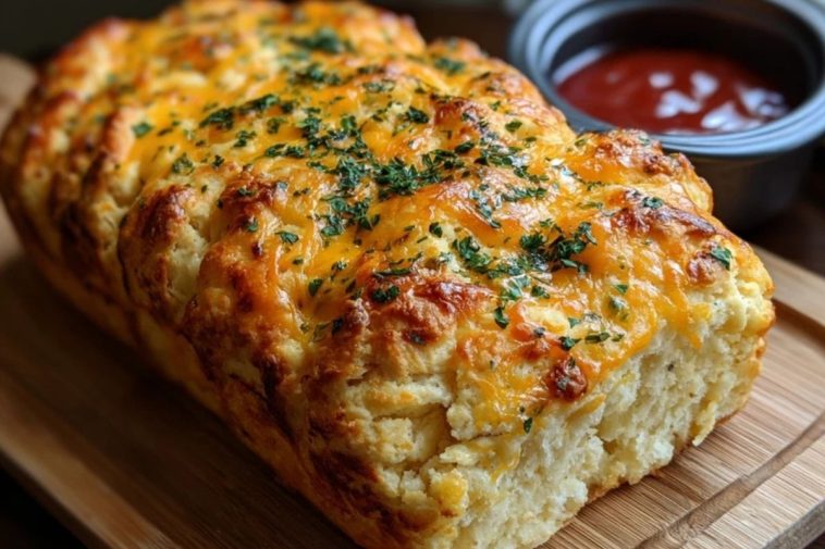 Easy Cheesy Biscuit Loaf