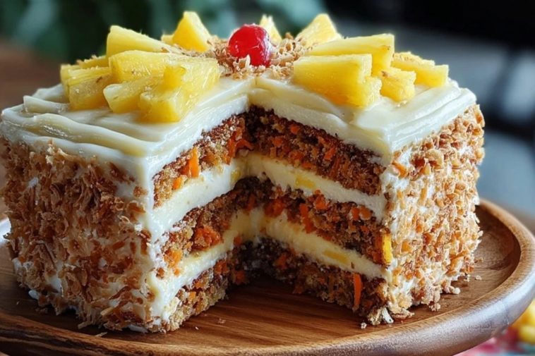 Hawaiian Carrot Pineapple Cake