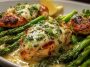 Caesar Chicken with Asparagus