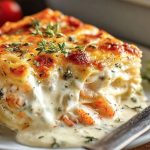 Seafood Lasagna Creamy Cheese