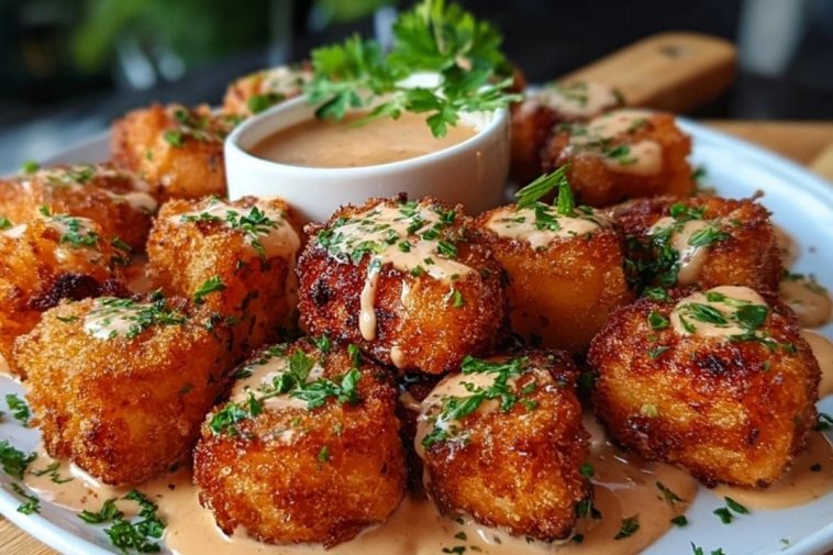Crispy Bang Bang Salmon Bites