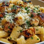 Garlic Butter Chicken with Rigatoni and Parmesan