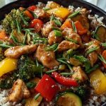Next-Level Teriyaki Chicken Stir-Fry with Rainbow Veggies & Wild Rice