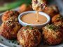Reuben Balls with Spicy Thousand Island Dipping Sauce