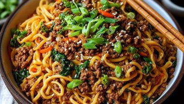 Simple Asian Ground Beef Noodles Recipe Ready in Minutes