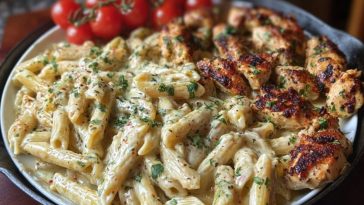 Cajun Garlic Butter Chicken Penne in Creamy Parmesan Sauce