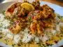 Chicken Scampi with Creamy Garlic Parmesan Rice