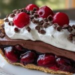 Chocolate Cherry Cream Pie