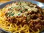 Creamy Velveeta Spaghetti with Italian Beef Marinara