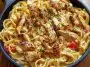 One-Pot Spicy Chicken Linguine in Creamy Sauce