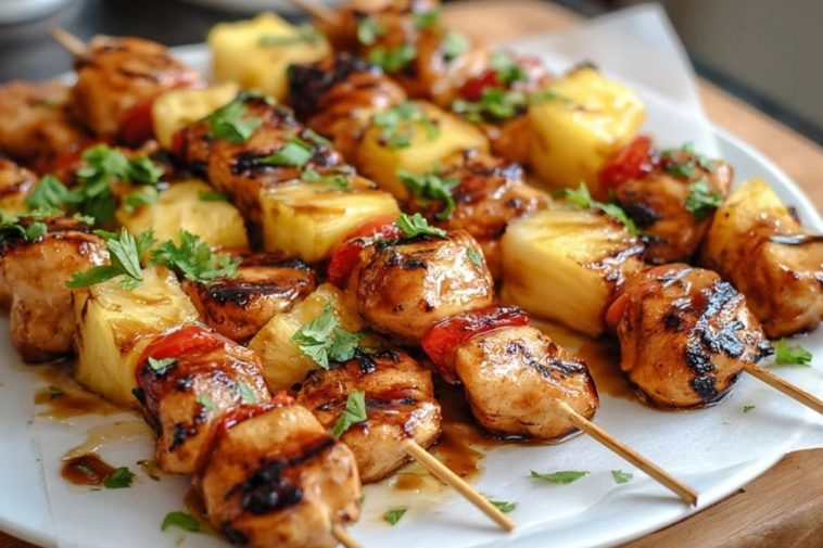 Pineapple Chicken Kabobs
