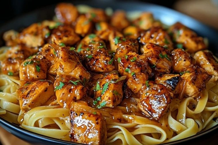 Spicy Cajun Honey Butter Chicken & Pasta