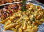 Velveeta Chicken Penne in Creamy Mozzarella Garlic Cheese Sauce