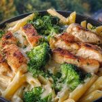 Alfredo Chicken and Broccoli Pasta