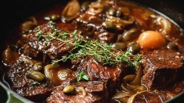 Authentic Belgian Slow-Cooked Beef Stew