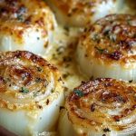Baked Onions with Asiago Cheese