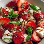 Balsamic Strawberry Caprese