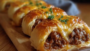 Cheesy Beefy Rolls