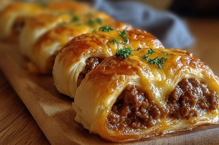 Cheesy Beefy Rolls