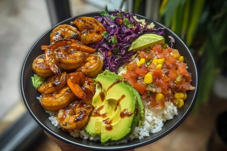 Chili Lime Shrimp Tacos Bowl