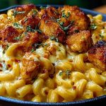 Creamy Honey Pepper Chicken Mac and Cheese Delight