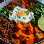 Ground Beef Sweet Potato Power Bowl