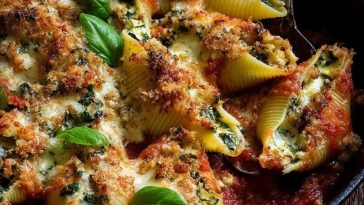 Herb & Zucchini Stuffed Jumbo Shells