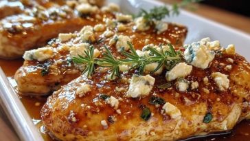 Hot Honey Infused Feta Chicken