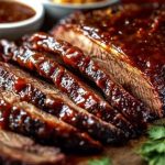 Juicy Brisket with Rich Homemade Barbecue Sauce