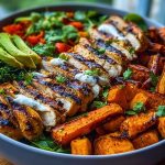 Loaded Grilled Chicken & Sweet Potato Power Bowl