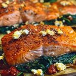 Mediterranean Stuffed Salmon