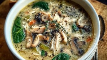Rotisserie Chicken & Mushroom Soup