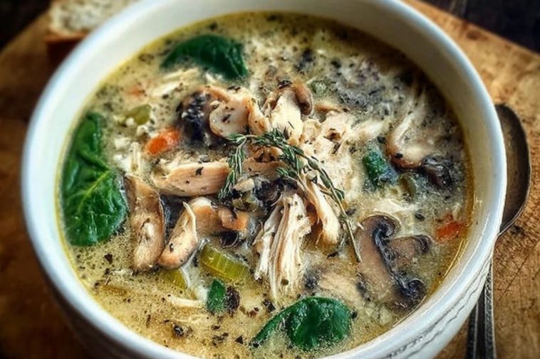 Rotisserie Chicken & Mushroom Soup