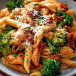 Sun-Dried Tomato and Chicken Penne with Broccoli