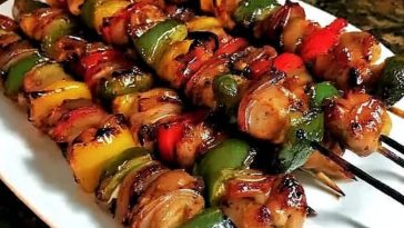 Sweet, Tangy, and Spicy Grilled Kabobs