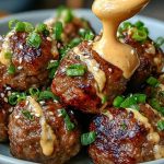 The Best Korean BBQ Meatballs with Spicy Mayo Dip