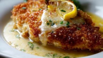 Zesty Lemon Pecorino Crispy Chicken Recipe