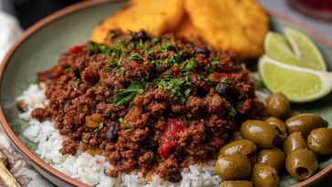 Authentic Cuban Beef Picadillo