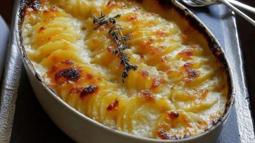 Cheesy Garlic Potatoes Gratin