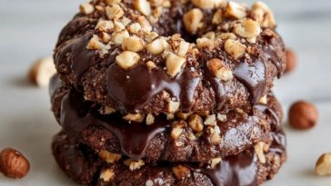 Chocolate Hazelnut Crunch Cookies