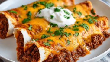 Easy Cheesy Ground Beef Enchiladas