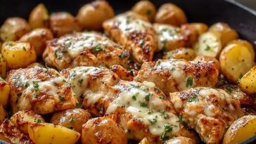 Garlic Parmesan Chicken and Potatoes
